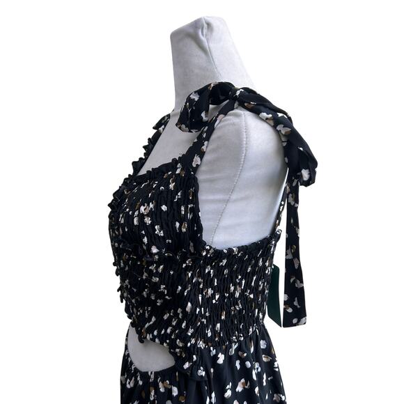 NWT Persea Crossover Front Midi Dress size 4 - Picture 5 of 7